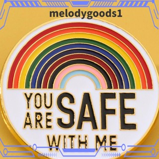 Melodygoods1 เข็มกลัดสัญลักษณ์ LGBT Love and Peace เครื่องประดับ สําหรับของขวัญ