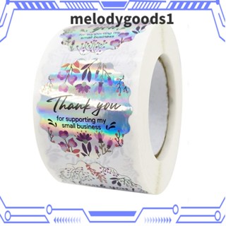 Melodygoods1 สติกเกอร์ฉลาก ทรงกลม มีกาวในตัว 1.5 นิ้ว 1 ม้วน 500 ชิ้น สําหรับวันเกิด งานแต่งงาน 500 ชิ้น