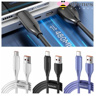 Glenes สายข้อมูล USB C 100W 6A Type C 100W 6A USB C 1 ม. 2 ม. อุปกรณ์เสริม สําหรับโทรศัพท์มือถือ