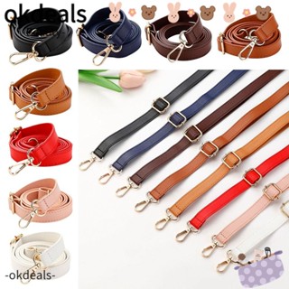 OKDEALS สายนาฬิกาข้อมือหนัง 130 ซม. ถอดออกได้ แบบเปลี่ยน อุปกรณ์เสริม สําหรับกระเป๋าสะพายไหล่