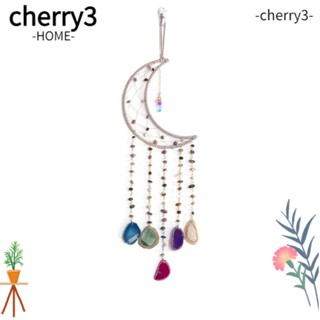 CHERRY3 ตาข่ายดักฝัน ประดับคริสตัล สําหรับตกแต่งห้องนอน