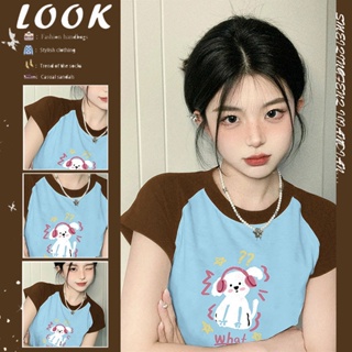 Candy Kids Candy เสื้อครอป เสื้อสายเดี่ยว ย้อนยุค y2k 2023 NEW Style 072901 สวย สวยงาม รุ่นใหม่ ins A99J2ZH 36Z230909