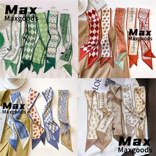 Maxg ที่คาดผม ผ้าพันคอ ผ้าเรยอน สําหรับผู้หญิง