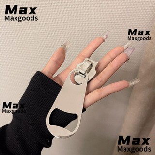 Maxg เข็มกลัด ขนาดใหญ่ แฟชั่น ท่องเที่ยว บุคลิกภาพ ซิปโลหะ