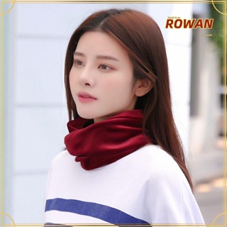 Rowans หมวกบีนนี่ ผ้าพันคอ ผ้ากํามะหยี่ กันลม สไตล์ฮิปฮอป สําหรับผู้ชาย ผู้หญิง