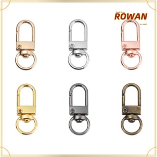 Rowans พวงกุญแจ คาราบิเนอร์ หัวเข็มขัด สําหรับคล้องกระเป๋า DIY 5 ชิ้น