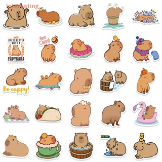 [Interesting] สติกเกอร์ ลาย Capybara น่ารัก สําหรับติดตกแต่งสมุดภาพ โทรศัพท์ กีตาร์ เครื่องเขียน 50 ชิ้น