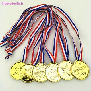 Hoe&gt; เหรียญรางวัล พลาสติก สีทอง ของเล่นปาร์ตี้วันเกิด สําหรับเด็ก 10 ชิ้น