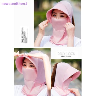 Newsandthen1 หมวกผ้าเรยอน กันแดด กันรังสียูวี ระบายอากาศ เหมาะกับฤดูร้อน สําหรับผู้หญิง