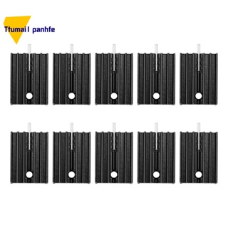 ฮีทซิงค์อลูมิเนียม สีดํา 21x15x11 มม. สําหรับทรานซิสเตอร์ TO-220 Mosfet 10 ชิ้น