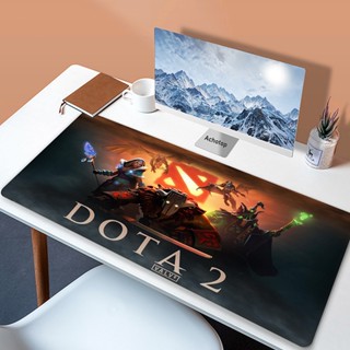 แผ่นรองเมาส์ แป้นพิมพ์ พิมพ์ลายอนิเมะ Dota2 HD XXL 900x400 ขนาดใหญ่ สําหรับเล่นเกม