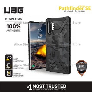 Uag Pathfinder SE Camo Series เคสโทรศัพท์ สําหรับ Samsung Galaxy Note 10 Plus พร้อมฝาครอบป้องกัน - สีดํา