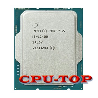 โปรเซสเซอร์ CPU Intel Core i5-12400 i5 12400 2.5 GHz 6-Core 12-Thread 10NM L3=18M 65W LGA 1700