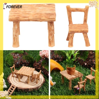 Forever ของตกแต่งบ้าน โต๊ะ เก้าอี้ เฟอร์นิเจอร์ DIY 3 ชิ้น