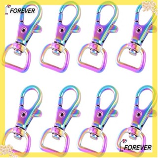 Forever คลิปตะขอโลหะ สีรุ้ง กว้าง 1/2 นิ้ว (13 มม.) 10 ชิ้น