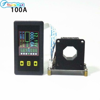 เครื่องวัดแรงดันไฟฟ้า หน้าจอ Lcd 120v 100a 200a 500a 12v 24v 48v 96v แบตเตอรี่