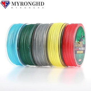 Myronghd สายเชือกถัก PE ทนทาน สําหรับตกปลาทะเล