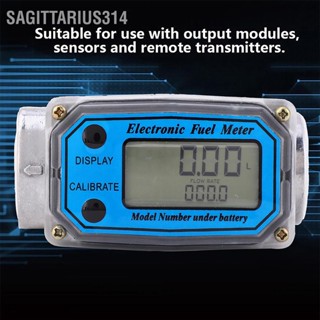 Sagittarius314 มิเตอร์วัดอัตราการไหลของเชื้อเพลิงดีเซลขนาดเล็ก 10‑200L 1" NPT