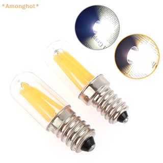 Amonghot&gt; ใหม่ หลอดไฟ LED 220V E12 E14 หรี่แสงได้ 1W 3W อุปกรณ์เสริม สําหรับติดตู้เย็น