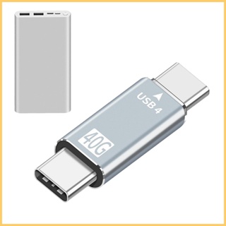 อะแดปเตอร์ชาร์จ Type C ตัวผู้ เป็น USB ตัวเมีย 40Gbps Type C ตัวเมีย เป็นตัวเมีย พร้อมเครื่องส่งข้อมูลเสียง HD