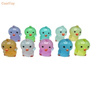 Cooltoy ไก่เรืองแสงน่ารัก ขนาดเล็ก อุปกรณ์เสริม สําหรับตกแต่ง ขายดี 2 ชิ้น