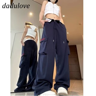 DaDulove💕 New American Ins High Street Hip Hop Casual Pants Niche High Waist Loose Wide Leg Pants Trousers