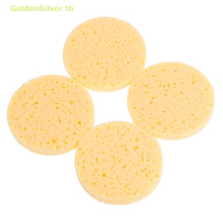 Goldensilver พัฟฟองน้ํา แบบนิ่ม สําหรับทําความสะอาดผิวหน้า 4 ชิ้น ต่อชุด