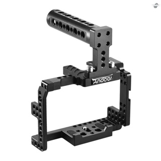 {fly} Andoer Protective Video Camera Cage Stabilizer Protector w/ Top Handle for  A7II A7RII A7SII  ILDC Mirrorless Camcorder