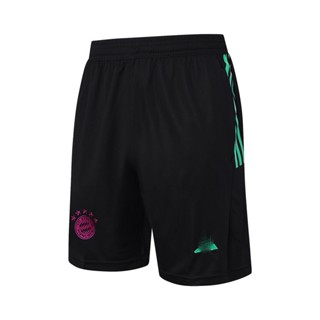 Defoot 24 Bayern Munich FC กางเกงกีฬา ขาสั้น เอวยางยืด พลัสไซซ์ ลําลอง ฟิตเนส วิ่ง กางเกงขาสั้น สีดํา