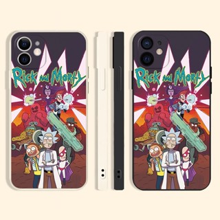 rick เคสไอโฟน 14 pro max iPhone 7 8 7plus 8Plus Se2020 8พลัส เคส 11 12 13 pro morty case X Xr Xs Max animation cover