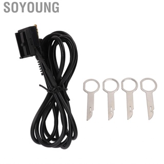 Soyoung AUX in Cables  Adapter Professional High Strength 3.5mm with 4  Tools for Car Replacement Ford Fiesta