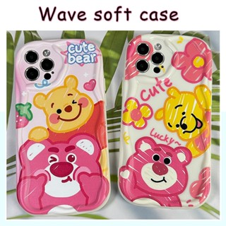 FOR SAMSUNG A04E A53 A33 A24 A22 M32 M22 cute Wave Case