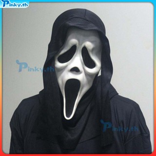 Screaming Ghostface Death Mask Scream Death Mask Horror Skull Halloween Party อุปกรณ์คอสเพลย์ Props For Men Women (pinky.th)