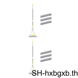 1/2 ฟองน้ําทําความสะอาดพื้น ก้านยืดไสลด์ แห้งเร็ว ไม่ต้องงอ ตั้งง่าย สําหรับครัวเรือน