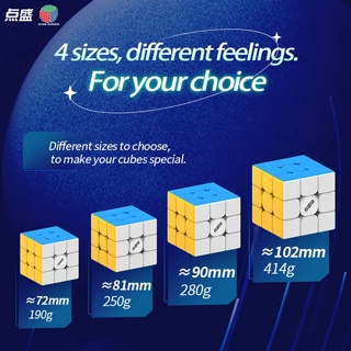 Diansheng ลูกบาศก์แม่เหล็ก 3x3 Speed Cube Googol ขนาด 7 ซม. 8 ซม. 9 ซม. 10 ซม.