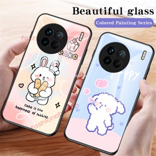 เคสโทรศัพท์มือถือกระจกนิรภัย TPU แบบนิ่ม กันกระแทก สําหรับ Vivo X90 X70 X80 pro plus X80pro X90pro X70pro X 80 X 90 X 70