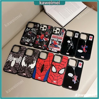 เคสโทรศัพท์มือถืออะคริลิค ลายสไปเดอร์แมน เวน่อม มาร์ชเมลโลว์ สําหรับ iPhone 13 12ProMax 13 12 Pro 13 12