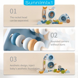 [Sunnimix1] ของเล่นไม้คลาสสิก หลากสี สําหรับเด็กผู้ชาย ของขวัญวันเกิด