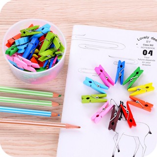 Minimalist life creative cute colorful dovetail clip photo wooden clip hemp rope memo clip wedding decoration colorful w