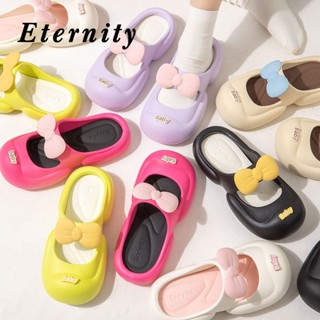 Eternity  รองเท้าหัวโต รองเท้าแตะผู้หญิง mary jane น่ารักหนาพื้นลื่น อาบน้ำในห้องน้ำ 33z080201  Comfortable รุ่นใหม่ ins พิเศษ B28G0RY 36Z230909