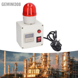 Gemini308 Alarm Siren Delay Timing Light Audio Horn 90dB EU Plug 220V for Industrial Safety