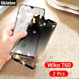 ฟิล์มกระจกนิรภัยกันรอยหน้าจอ กันตก เพื่อความเป็นส่วนตัว สําหรับ Wiko T60 T50 T10 2 ชิ้น