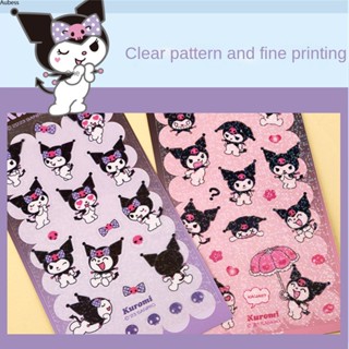 สติ๊กเกอร์ Sanrio Goka Kulomi กระเป๋าใส่หูฟัง Student Hand Account สติ๊กเกอร์ตกแต่ง Aube