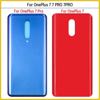 ใหม่ ฝาครอบแบตเตอรี่ด้านหลัง 3D แบบเปลี่ยน สําหรับ OnePlus 7 Pro OnePlus 7 7Pro