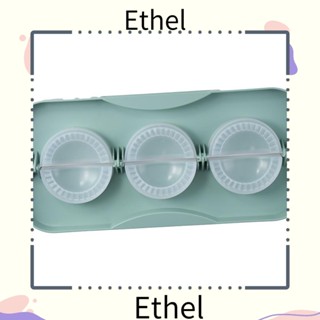 Ethel1 เครื่องทําเกี๊ยว เกี๊ยวอัตโนมัติ สีเขียว สําหรับห้องครัว|เครื่องมือกดแป้ง พลาสติก ล้างทําความสะอาดได้ สําหรับห้องครัว