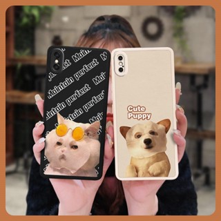 simple Dirt-resistant Phone Case For iphone X/XS leather Back Cover youth personality Waterproof Silica gel heat dissipation