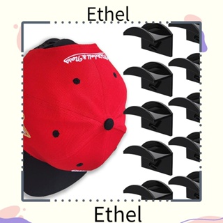 Ethel1 ชั้นวางหมวกเบสบอล แบบมีกาวในตัว 6 ชิ้น