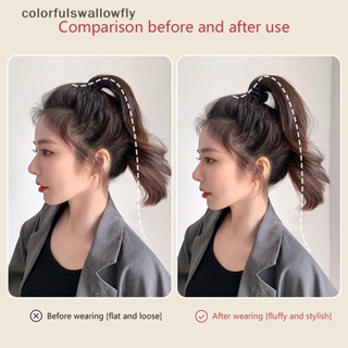 Colorfulswallowfly กิ๊บติดผมหางม้า สีดํา สไตล์เกาหลี เครื่องประดับ สําหรับผู้หญิง COD