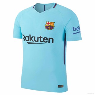 เสื้อกีฬาแขนสั้น ลายทีมฟุตบอล Barcelona สําหรับผู้ชาย และผู้หญิง