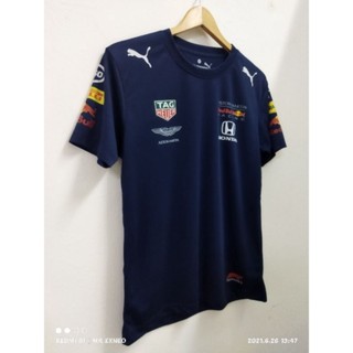 เสื้อยืดไมโครไฟเบอร์ พิมพ์ลายกราฟฟิค Honda Formula One Racing Motor SportTeam Baju Jersey 2021 F1